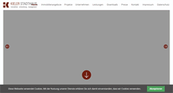 Desktop Screenshot of kieler-stadthaus.de